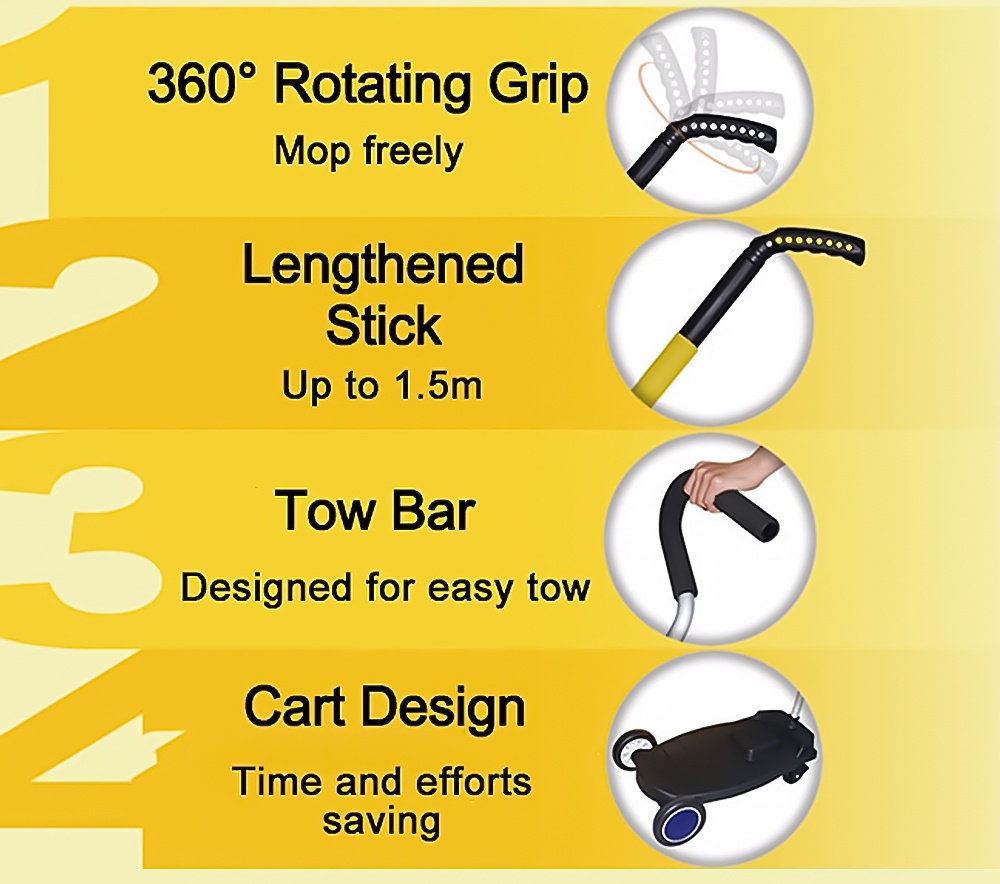 SupaMop Commercial L740 Spin Mop-4